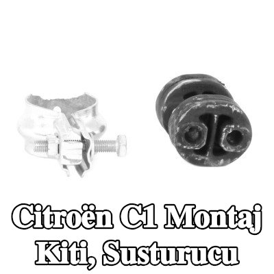 WALKER Montaj Kiti, susturucu — 2012 Citroën C1