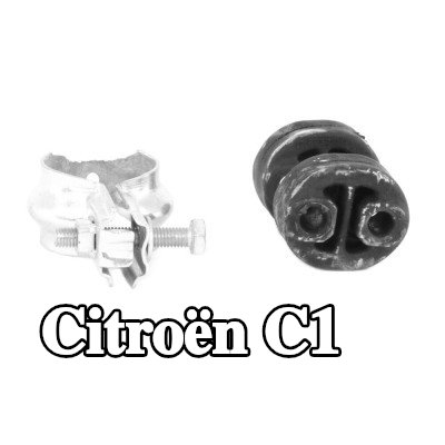 WALKER طقم التثبيت، كاتم الصوت — 2012 Citroën C1