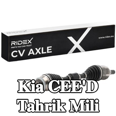 RIDEX Tahrik mili Ön Aks Sol, 659mm — 2011 Kia Cee'd