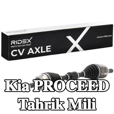 RIDEX Tahrik mili Ön Aks Sol, 659mm — 2012 Kia Proceed