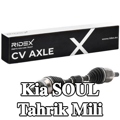 RIDEX Tahrik mili Ön Aks Sol, 659mm — 2012 Kia Soul