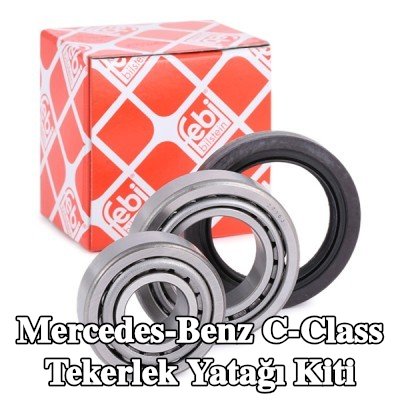FEBI BILSTEIN Sol ön aks tekerlek yatağı kiti, Ön Aks Sağ, mil contası ile — Mercedes-Benz C-Class