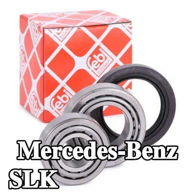 FEBI BILSTEIN مجموعة محامل العجلات للمحور الأمامي الأيسر, المحور الأمامي الأيمن, مع مانع تسرب العمود — Mercedes-Benz Slk