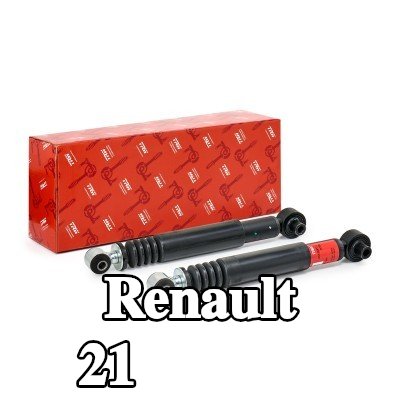 TRW ممتص الصدمات TWIN, المحور الخلفي, ضغط الزيت, ممتص صدمات تلسكوبي — Renault 21