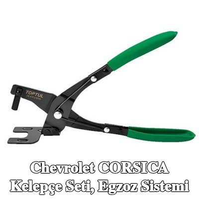 TOPTUL Kelepçe Seti, egzoz sistemi — Chevrolet Corsica