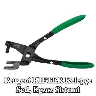 TOPTUL Kelepçe Seti, egzoz sistemi — Peugeot Rifter