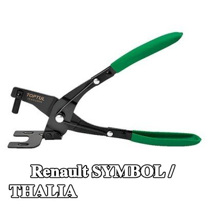 TOPTUL مجموعة المشابك، نظام العادم — Renault Symbol / Thalia