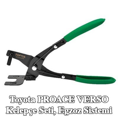 TOPTUL Kelepçe Seti, egzoz sistemi — Toyota Proace Verso