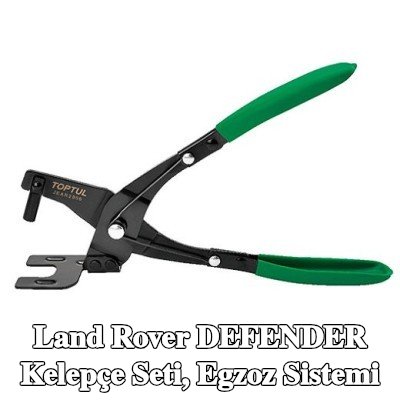 TOPTUL Kelepçe Seti, egzoz sistemi — Land Rover Defender