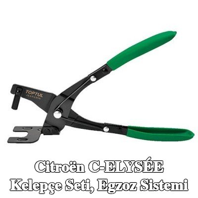 TOPTUL Kelepçe Seti, egzoz sistemi — Citroën C-elysée