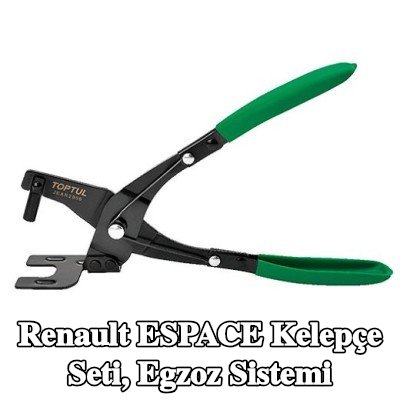 TOPTUL Kelepçe Seti, egzoz sistemi — Renault Espace