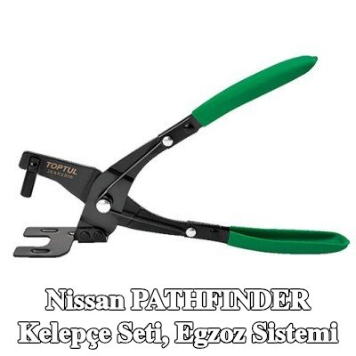 TOPTUL Kelepçe Seti, egzoz sistemi — 2002 Nissan Pathfinder