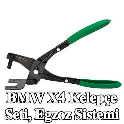 TOPTUL Kelepçe Seti, egzoz sistemi — BMW X4