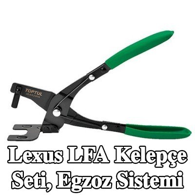 TOPTUL Kelepçe Seti, egzoz sistemi — Lexus Lfa