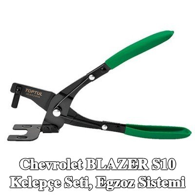 TOPTUL Kelepçe Seti, egzoz sistemi — Chevrolet Blazer S10