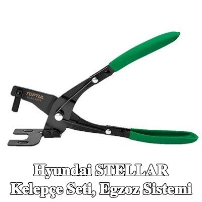 TOPTUL Kelepçe Seti, egzoz sistemi — Hyundai Stellar