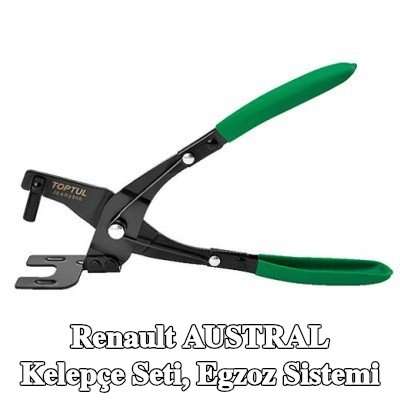 TOPTUL Kelepçe Seti, egzoz sistemi — Renault Austral