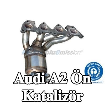HJS “Mavi Melek” çevre etiketine sahip ön katalizör — 2001 Audi A2