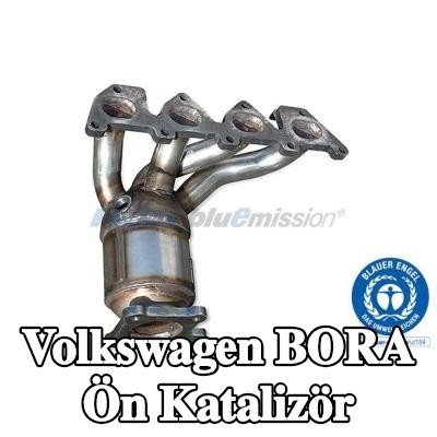 HJS “Mavi Melek” çevre etiketine sahip ön katalizör — 2001 Volkswagen Bora