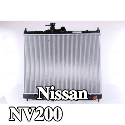 NISSENS مبرد المحرك بدون غطاء, بدون خزان التمدد, مع مبرد زيت, بدون حشية/مانع تسرب — 2012 Nissan Nv200