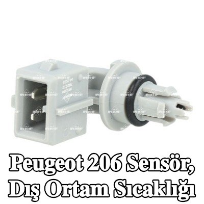NRF Sensör, dış ortam sıcaklığı — 2002 Peugeot 206