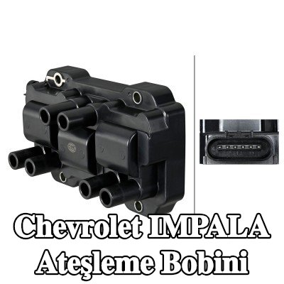 HELLA Ateşleme bobini 6 pimli konektör — Chevrolet Impala