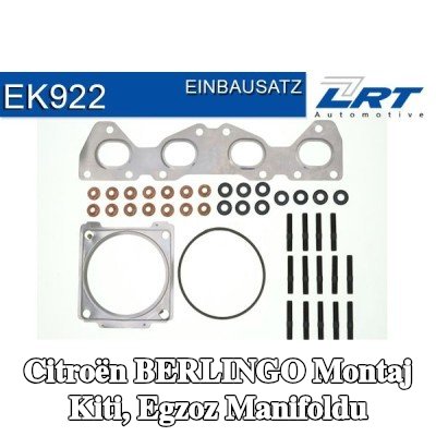 LRT Montaj Kiti, egzoz manifoldu — 2012 Citroën Berlingo