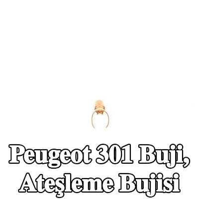 BOSCH Buji, ateşleme bujisi — Peugeot 301
