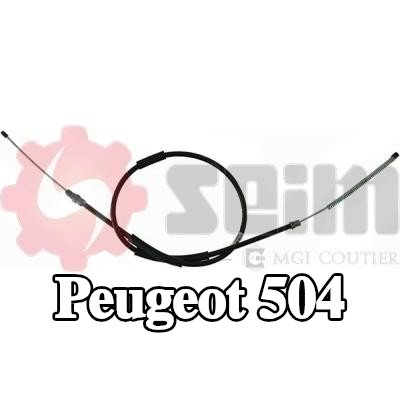 SEIM كابل فرامل اليد الخلفي الأيسر, 1470/1060mm — Peugeot 504
