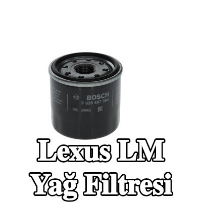 BOSCH Tek çek valflı yağ filtresi — Lexus Lm