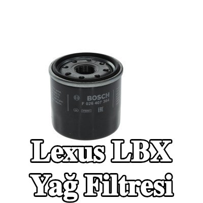BOSCH Tek çek valflı yağ filtresi — Lexus Lbx