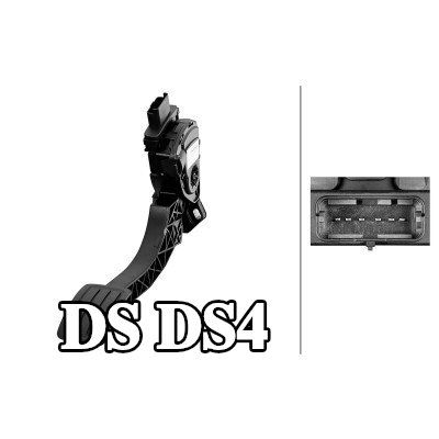 HELLA مستشعر موضع دواسة الوقود — DS Ds4