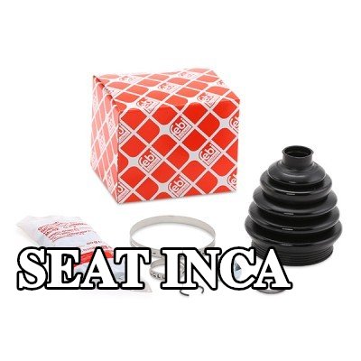FEBI BILSTEIN طقم غطاء مفصل CV, عمود الإدارة المحور الأمامي, البلاستيك الحراري — SEAT Inca