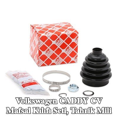 FEBI BILSTEIN CV kılıf kiti, tahrik mili Ön Aks, Termoplast — 2000 Volkswagen Caddy