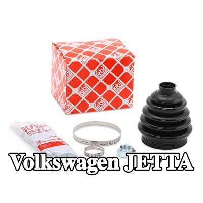 FEBI BILSTEIN طقم غطاء مفصل CV, عمود الإدارة المحور الأمامي, البلاستيك الحراري — 1990 Volkswagen Jetta
