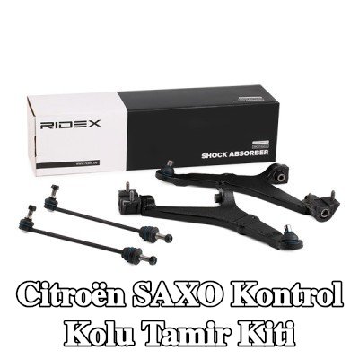 RIDEX Kontrol kolu tamir kiti Ön Aks Sol, Ön Aks Sağ, bağlantı çubuğu ile, kilit vidası seti ile — Citroën Saxo
