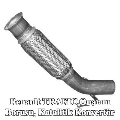 IZAWIT Onarım borusu, katalitik konvertör Ön — Renault Trafic