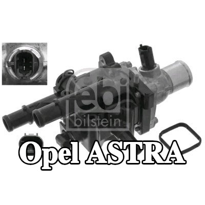 FEBI BILSTEIN غلاف الثرموستات مع الحشية/المانع للتسرب, مع مفتاح درجة الحرارة — 2000 Opel Astra