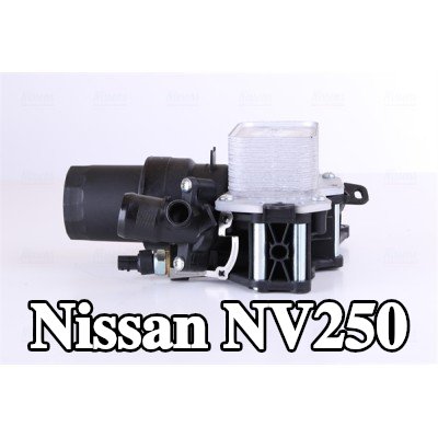 NISSENS مبرد زيت المحرك مع الحشوات/الأختام, مع غطاء فلتر الزيت, مع مرشح — Nissan Nv250