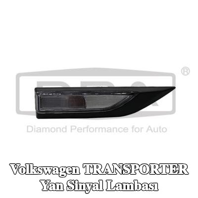 DPA Yan sinyal lambası Sağ, siyah — Volkswagen Transporter