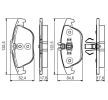BOSCH Fren balatası seti 16, 7mm, gıcırtı önleyici plaka ile, montaj kılavuzu ile, piston klipsli — Mercedes-Benz Glk (10)
