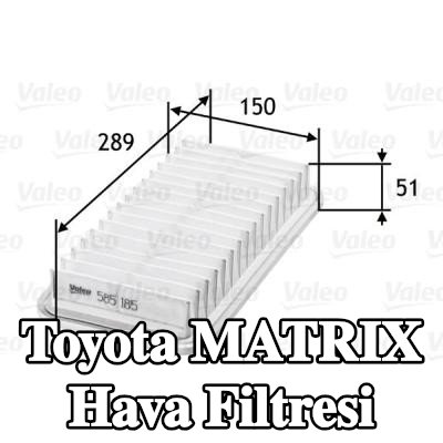 VALEO Hava filtresi — 2002 Toyota Matrix