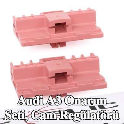 BLIC Onarım Seti, cam regülatörü Ön, her iki taraf — Audi A3