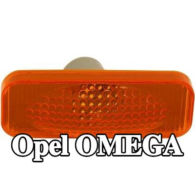 DIEDERICHS مؤشر جانبي كلا الجانبين, تركيب جانبي, برتقالي — Opel Omega