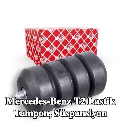 FEBI BILSTEIN Lastik tampon, ön aks süspansiyonu, Arka Aks, 66mm — Mercedes-Benz T2