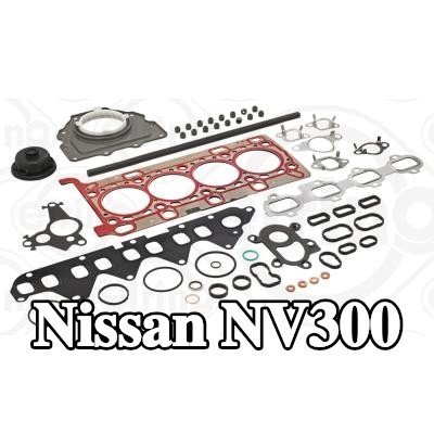 ELRING مجموعة حشيات كاملة, محرك مع مانع تسرب العمود المرفقي, مع أختام ساق الصمام — Nissan Nv300