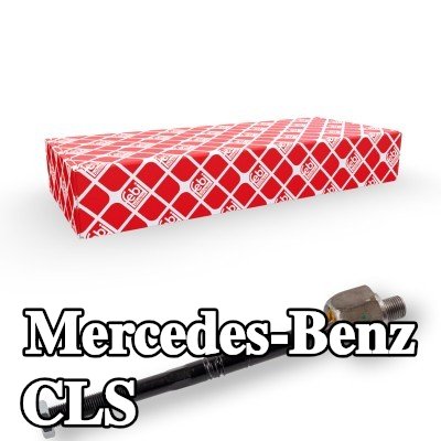 FEBI BILSTEIN قضيب الربط الداخلي المحور الأمامي الأيسر, المحور الأمامي الأيمن, 237mm, مع صامولة مضادة — 2012 Mercedes-Benz Cls