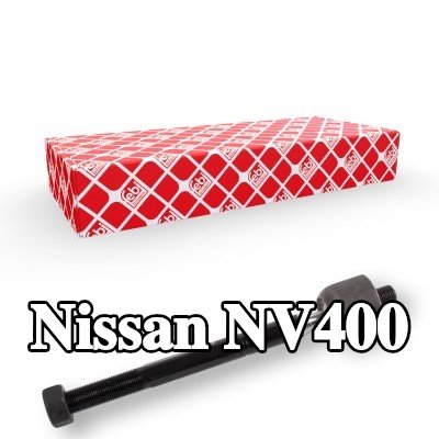 FEBI BILSTEIN قضيب الربط الداخلي المحور الأمامي الأيسر, المحور الأمامي الأيمن, 253mm, مع صامولة مضادة — Nissan Nv400