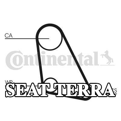 CONTITECH عدد أسنان حزام التوقيت: 107 — SEAT Terra
