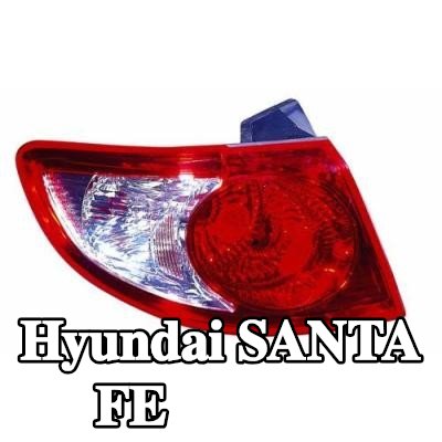ABAKUS المصباح الخلفي الأيمن, مع لمبات — 2008 Hyundai Santa Fe